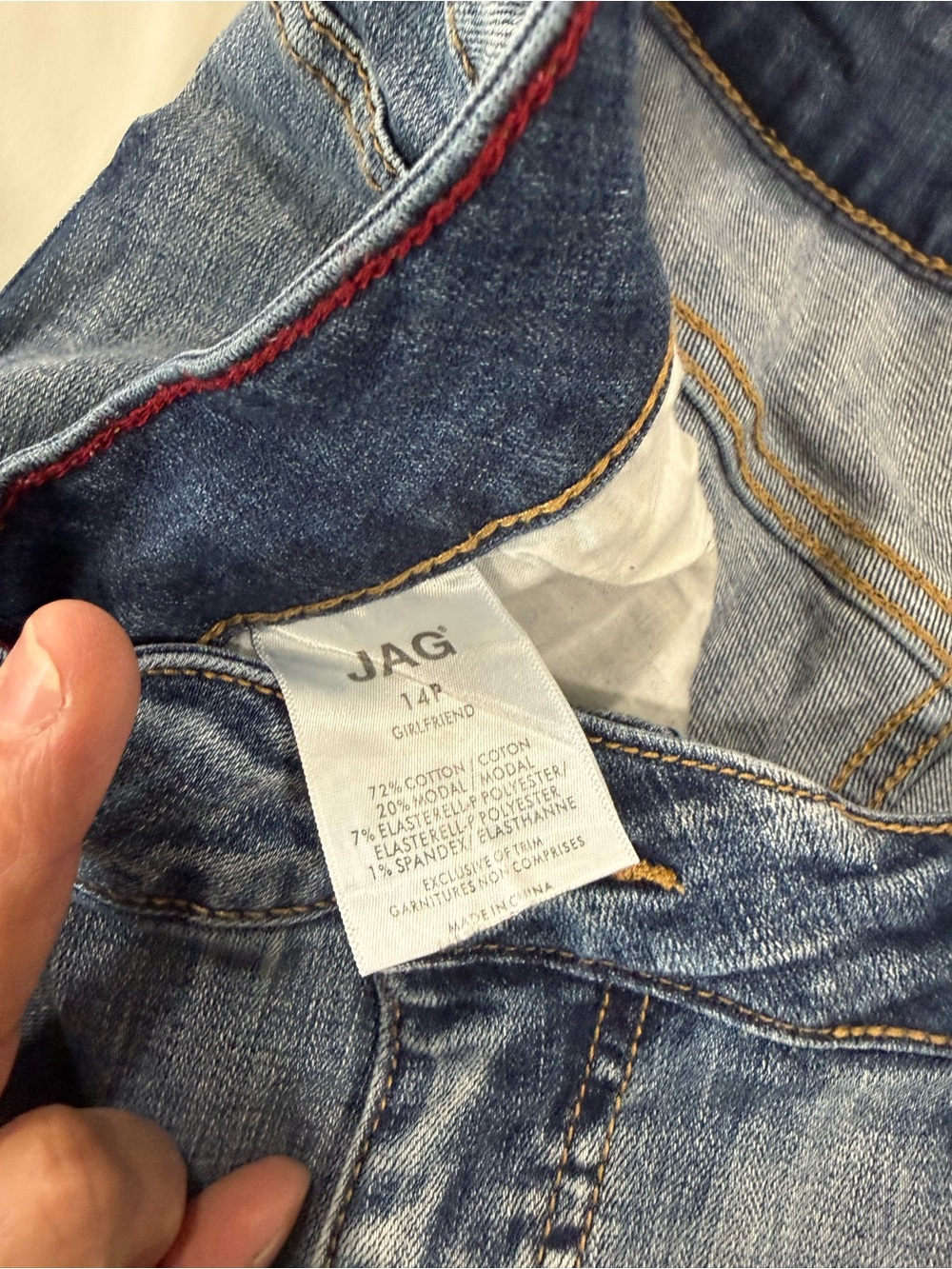 Jag Jeans Women's Light Blue girlfriend Jeans - Picture 4 of 6